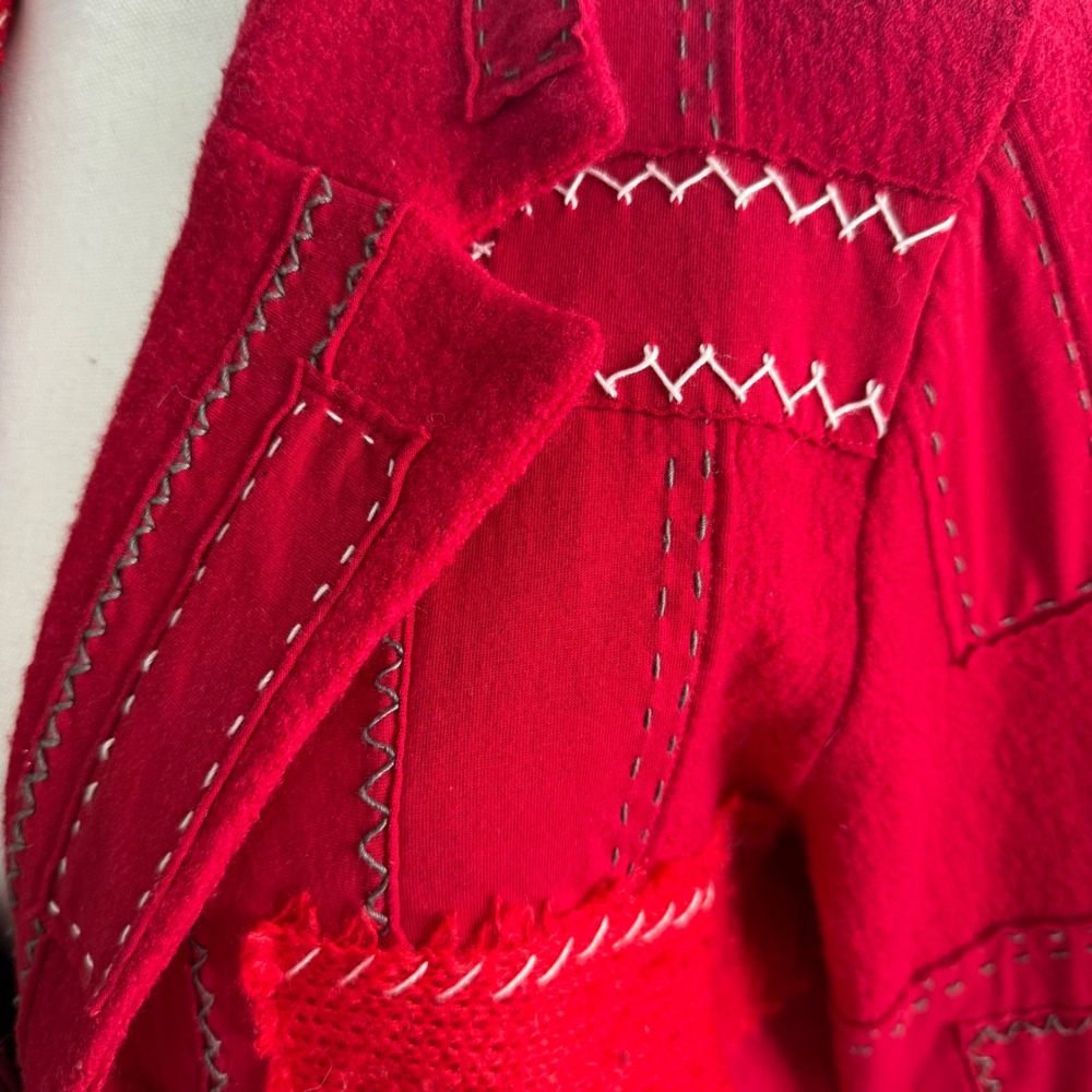 Orvis Wool Patchwork Blazer Jacket‎ Unique Design… - image 10